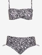 rosse line Sutien Bikini Negru cu Legături și Chiloți Figi cu Șnururi Uloselia