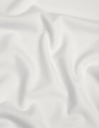 rosse line T-shirt simplu din viscoză cu guler tip tunică în stil minimalist Deleus Alb