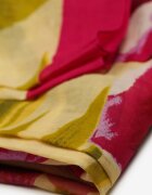  Șal Galben din Bumbac cu Imprimeu Decorativ Natsu