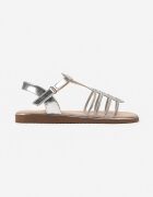  Sandale Argintii Elegante Romane cu Zirconii Relinasse