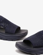  Sandale Bleumarin Sportive cu Talpă Groasă și Partea superioară Elastică cu Zirconii Blathia