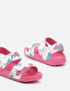  Sandale Fuchsia cu talpă din spumă cu prindere arici Nelania