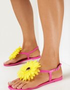  Sandale Papuci Rozalii cu Floare Decorativă Navita