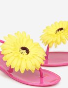  Sandale Papuci Rozalii cu Floare Decorativă Navita