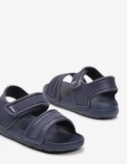  Sandale plate din spumă bleumarin cu scai Elltara