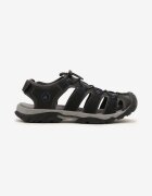  Sandale Plate Sportive Negre-Bleumarin cu scai la călcâi Danesara