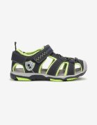  Sandale Sport Bleumarin-Verde cu Branț din Piele Naturală și Velcro Docia