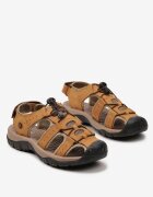  Sandale Sport Galbene din Piele Naturală cu Față Reglabilă și Velcro Acridana