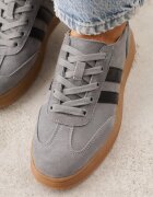 santorio Adidași Gri din piele și Curele Decorative Zelisei