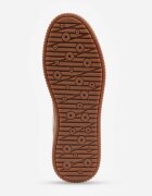 santorio Sneakers bej din piele întoarsă în stil tenisi clasici cu branț din piele Riosera