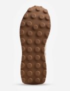 santorio Sneakers din piele naturală de căprioară cu cusături decorative Maliess Albi