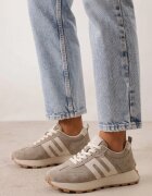 santorio Sneakers din piele naturală de căprioară cu cusături decorative Maliess Bej