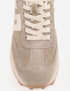 santorio Sneakers din piele naturală de căprioară cu cusături decorative Maliess Bej