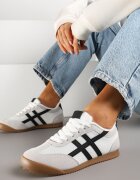 seastar Adidași Alb-Negru în Stil Cult Teniși Ilissena