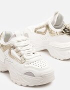 seastar Adidași Albi pe Talpă cu Reliefuri în Stil Streetwear Vaniffia