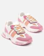 seastar Adidași Roz-Albi Streetwear cu Cusături Contrastante Ilirenas