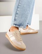 seastar Adidași și teniși bej închis cu benzi decorative Nelidi
