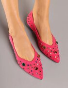 seastar Balerini Fucsia Decorați cu Pietricele Colorate Ulianisea