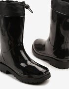seastar Cizme de cauciuc Negre Lăcuite cu carâmb reglabil Fevaselle