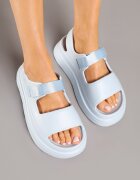seastar Sandale din spumă albastru deschis cu talpă groasă cu închidere Velcro Rosaloria