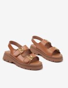 seastar Sandale Maro cu Catarame Decorative Cu velcro Lanadiel