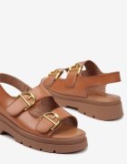 seastar Sandale Maro cu Catarame Decorative Cu velcro Lanadiel