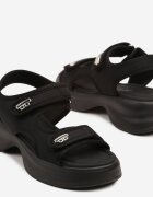 seastar Sandale Negre pe Talpă din Spumă Stil Chunky Silseki