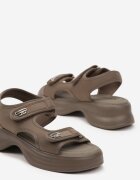 seastar Sandale Verzi cu Talpă din Spumă în Stil Chunky Silseki