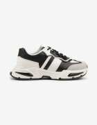 seastar Sneakers Alb-Negru de streetwear cu cusături contrastante Ilirenas