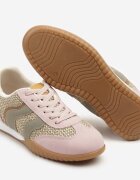 seastar Sneakers Roz-Verde Decorate cu împletitură și cu model geometric Aniffia