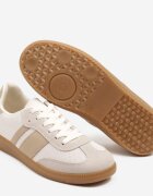 seastar Sneakers Tenisi Bej cu Benzi Decorative Nelidi