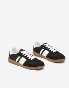 seastar Sneakers Tenisi Negri cu Dungi Decorative Nelidi