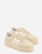seastar Sneakersi Galbeni Culti Tenisi pe Platformă Hlalna
