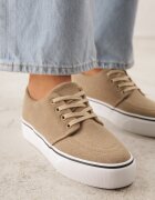 seastar Tenisi Clasici Bej închis cu bandă decorativă la talpă Ranora