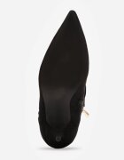 sergio todzi Botine elegante cu toc subțire carâmb răsfrânt și ornament metalic Guerline Negre