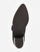 sergio todzi Ciocate pe toc mic conic cu carâmb cu textură de piele întoarsă Cabrima Negre