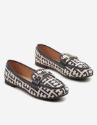 sergio todzi Mocasini Bleumarin din Imitație de Antilopă Decorați cu Cataramă Elegantă Nusathia