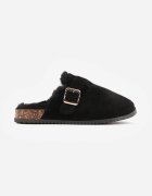 sergio todzi Papuci mule clasici din piele naturală căptușiți cu blană artificială Jaderra Negri