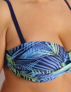  Set Bikini din două piese Bleumarin Sutien cu intaritura Chiloți tip slip Roseria
