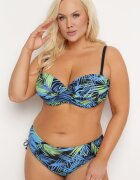  Set Bikini Două Piese Negru Sutien căptușit Chiloți Tip Slip Roseria