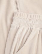  Set de trening Bej Velur Bluză cu glugă și Pantaloni Petyra