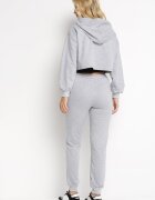  Set de trening Gri 3 piese din bumbac elastic Rullena