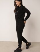  Set de trening Negru de bumbac Luscio
