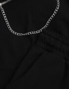  Set de trening Negru de bumbac Luscio
