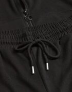  Set de trening Negru din 2 piese cu Bluză și Pantaloni Seraphelle