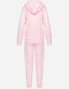  Set de trening roz deschis Hanorac tip cangur cu glugă și Pantaloni jogger Triasa