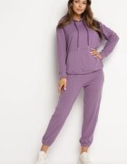  Set de Trening Violet din 2 piese cu Bluză și Pantaloni Ciprana