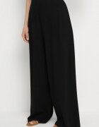  Set Negru Cămașă cu mânecă scurtă și guler și Pantaloni lungi Broretta