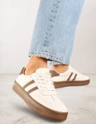shosho Sneakers Bej cu maro