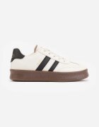 shosho Sneakers Bej cu negru